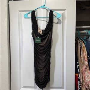 Posh Black Mini Dress